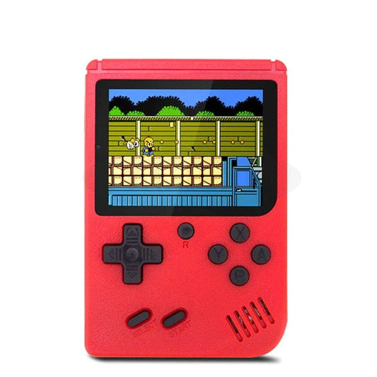 Retro Spelconsole 400 Spellen - 3 Inch Scherm - Oplaadbare Batterij - TV Aansluiting - Draagbare Game Console - Zwart/Wit/Rood/Blauw