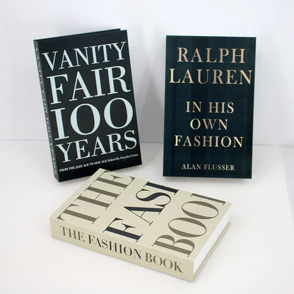 3 stuks mode nep boeken woonkamer decoratie designer boeken