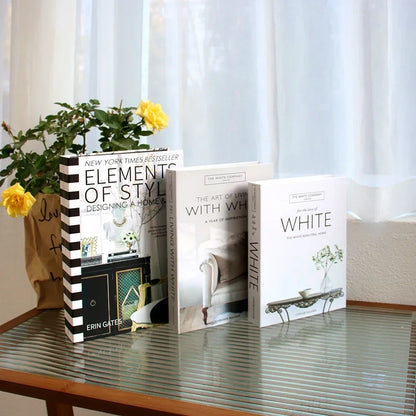 3 stuks mode nep boeken woonkamer decoratie designer boeken