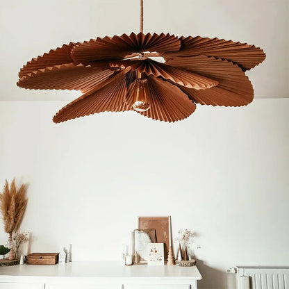 Art deco flower chandelier