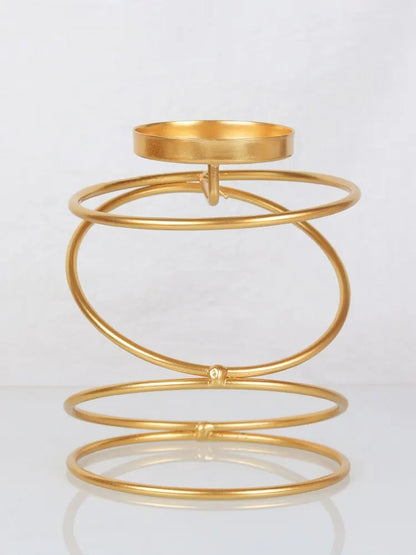 Luxe Stijl Metalen Kandelaars Eenvoudige Gouden Bruiloft Decoratie