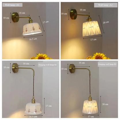ZenGlow - Japanse Retro Wandlamp met Trekschakelaar