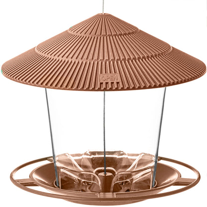 Vogelvoeder voor Buiten – Squirrel Proof Design – 820ml Capaciteit – Doorzichtig Plastic – Voor Tuin & Balkon – Eenvoudig te Vullen