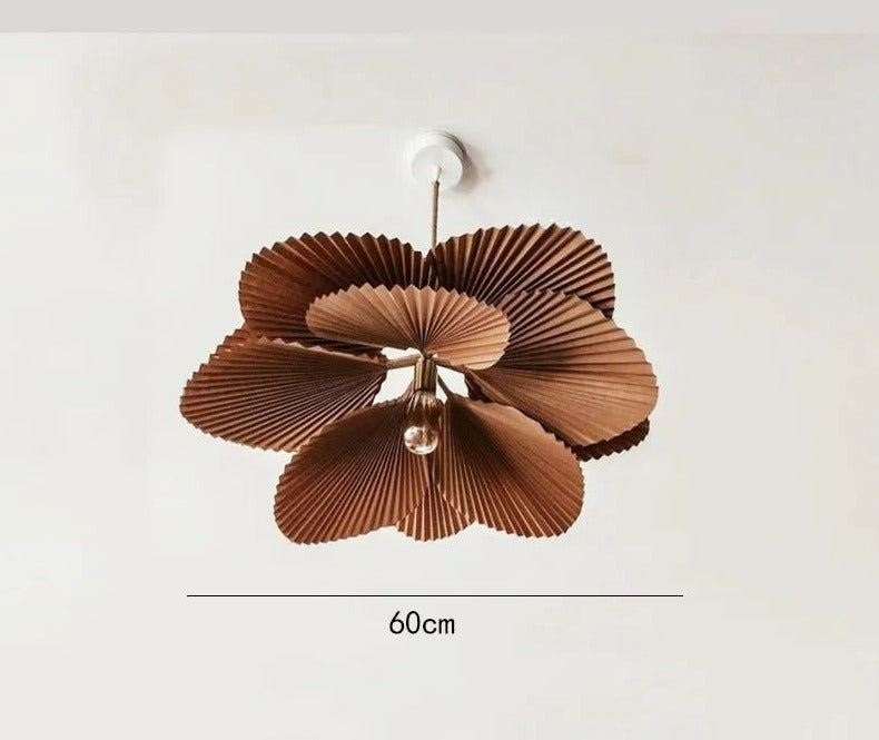 Art deco flower chandelier