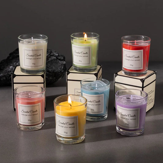 Aromatherapie Kaars Premium Geschenkdoos Glas Handgemaakte
