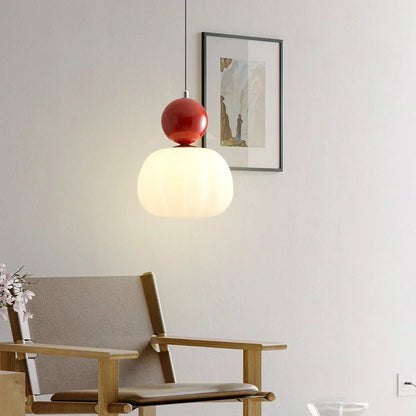 Art Deco Hanglamp – Bauhaus Design – Metaal & PMMA – G9 – Verkrijgbaar in Crème, Chroom, Groen & Rood