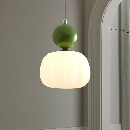 Art Deco Hanglamp – Bauhaus Design – Metaal & PMMA – G9 – Verkrijgbaar in Crème, Chroom, Groen & Rood