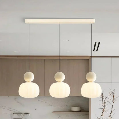 Art Deco Hanglamp – Bauhaus Design – Metaal & PMMA – G9 – Verkrijgbaar in Crème, Chroom, Groen & Rood
