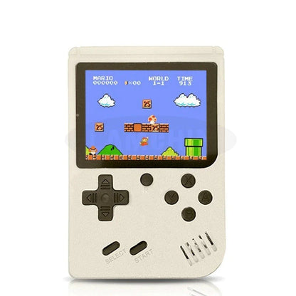 Retro Spelconsole 400 Spellen - 3 Inch Scherm - Oplaadbare Batterij - TV Aansluiting - Draagbare Game Console - Zwart/Wit/Rood/Blauw