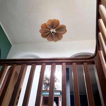 Art deco flower chandelier