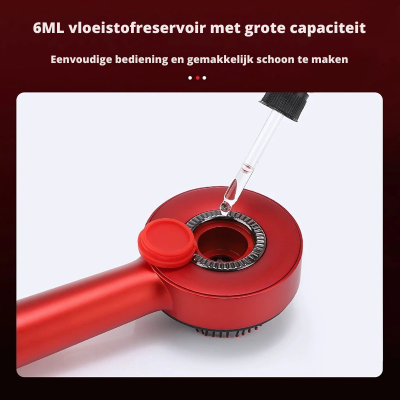 3-in-1 Elektrische Hoofdhuid Massagekam – Roodlichttherapie, Haarserum Applicator & Trilmassage voor Haarverzorging