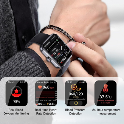 Slimme Gezondheidswatch – Activiteitstracker met Hartslagmeting, Slaap- & Bewegingsanalyse, Waterbestendig met GPS