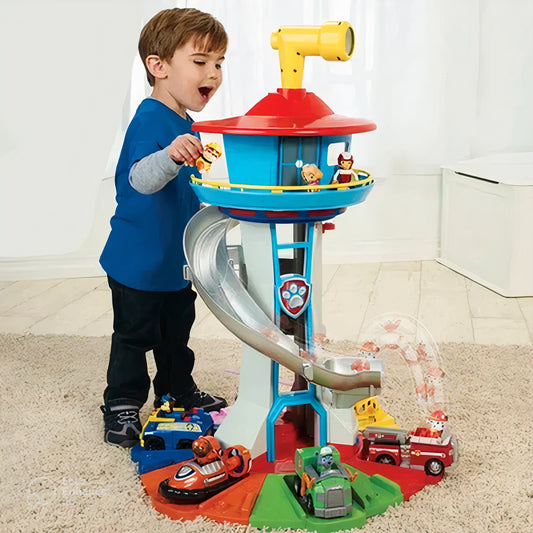 Paw Patrol Speelbaan Speelgoedset met Auto's – Kinderspeelgoed vanaf 4 jaar – Interactieve Racebaan – Creatief Cadeau voor Jongens & Meisjes