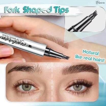 ArchDefine 3D Waterproof Wenkbrauwpen met 4-Puntige Tip – Langhoudend Microblading Effect zonder Pijn