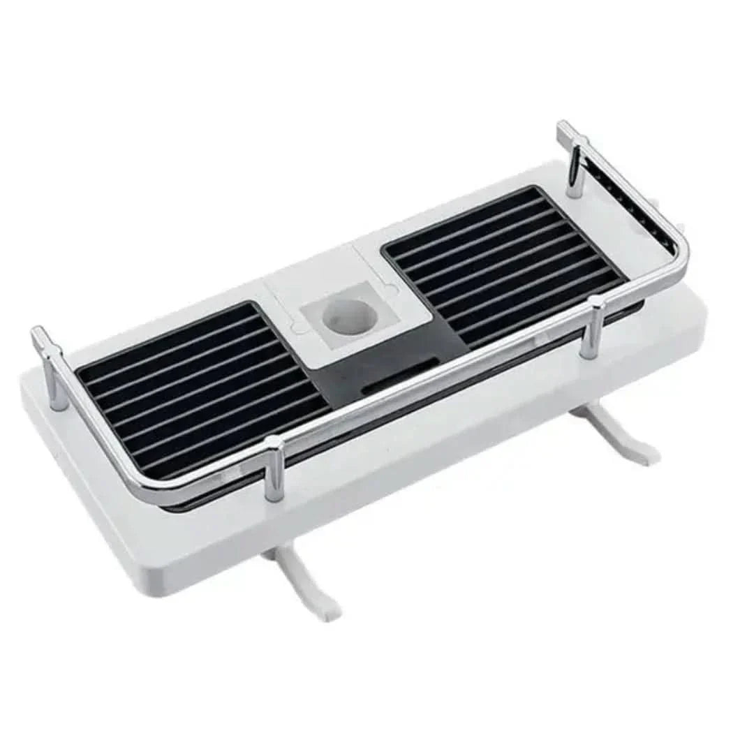 Zelfklevend Ponsvrij Opbergrek – Badkamer Wandplank zonder Boren – ABS Kunststof – 28 cm – Multifunctioneel & Ruimtebesparend