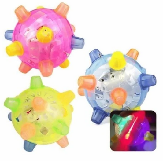 LED Springende Speelbal voor Honden – Interactief Speelplezier met Licht, Geluid & Beweging!