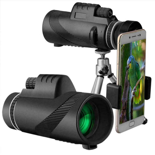 Waterdichte Monoculair Verrekijker 16x52 – Met Smartphonehouder voor Wandelen, Vogels Kijken & Outdoor Gebruik