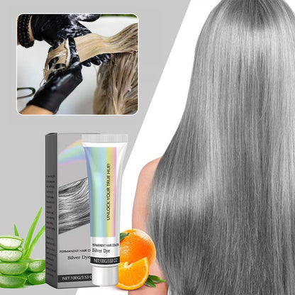 Ammoniavrije Zilveren Haarverf met Botanische Extracten – Milde Haarverzorging met Natuurlijk Effect